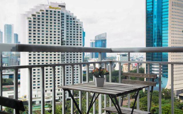 Comfy 2BR Sudirman Park Apartment at Central Area