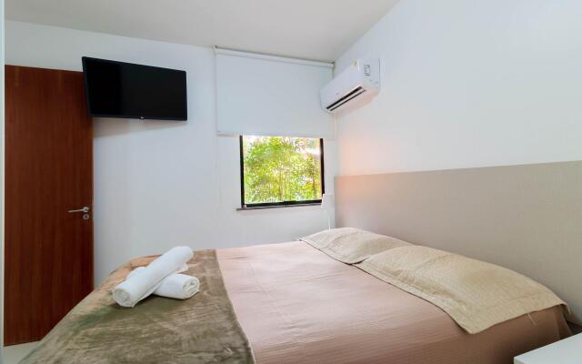 GB38 Apt 3 Quartos, Pé na Areia - Summer House Genipabu