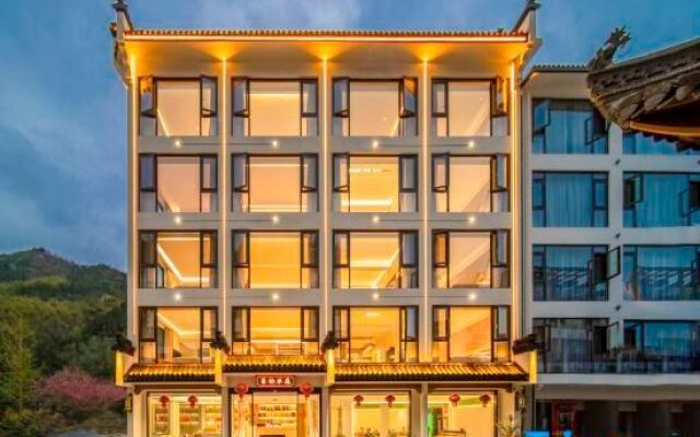 Moyun·Huating History Hui-style 180° view designer light luxury art holiday home