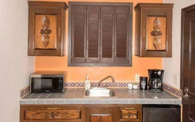 King Bed in Our Guest Room at Inn Ajijic