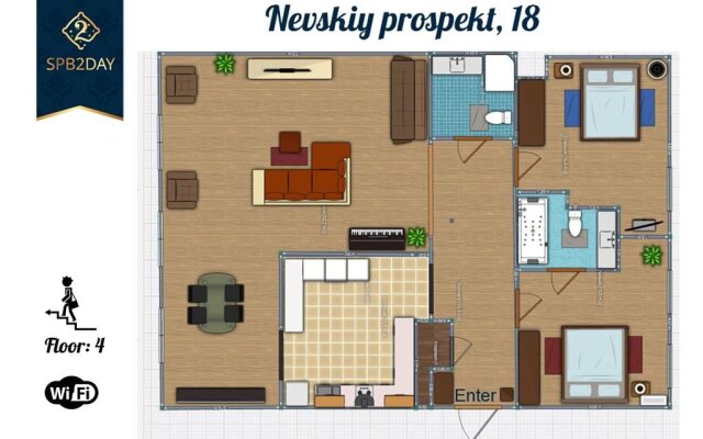 Апартаменты на Невском 18