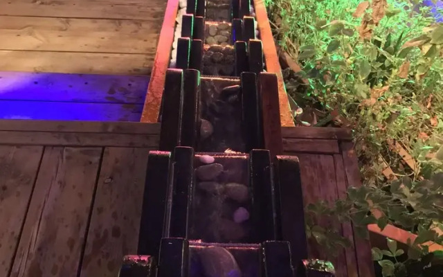 Wooden Water Fall Chalet