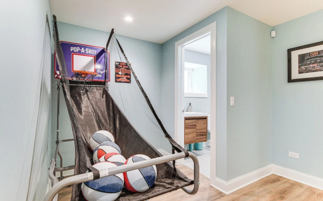 Game Room, Deck & Yard: Chicago Home