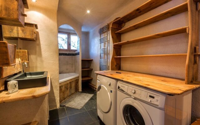 Bosset - Appartement, style chalet. Bien équipé avec cheminée.