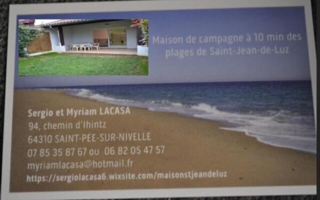 House at 15 min From Saint Jean de Luz