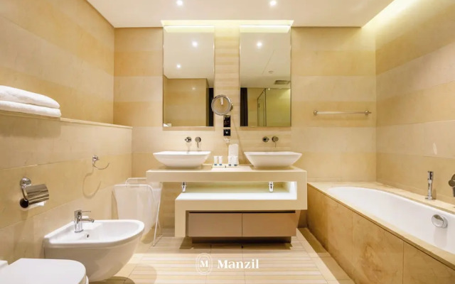 Manzil 3BR with pool near Dubai Frame