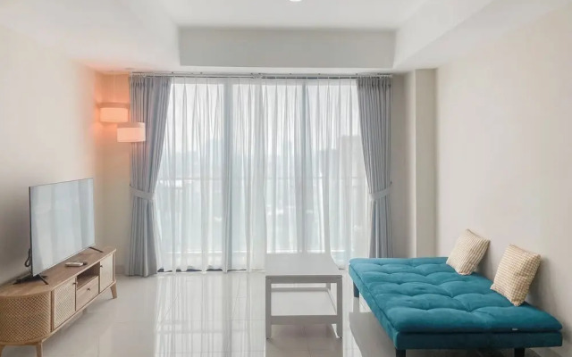 Spacious and Combined 1BR Apartment at Nine Residence