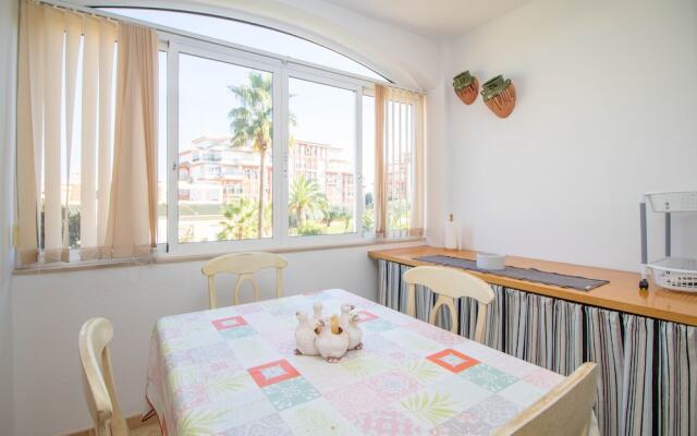 Apartment view to Swimming Pool & Garden