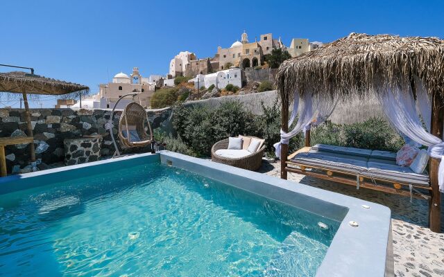Rock Villas - Emporio | Pool, Jacuzzi, Castle View