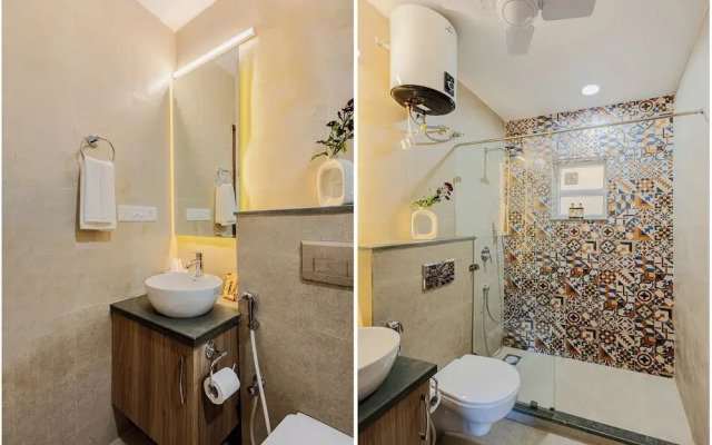 Alaya Stays Veera Marina 1BHK with Pool