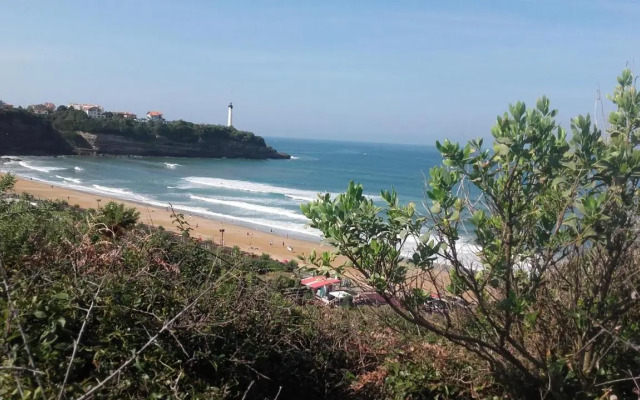 Anglet face à l'océan