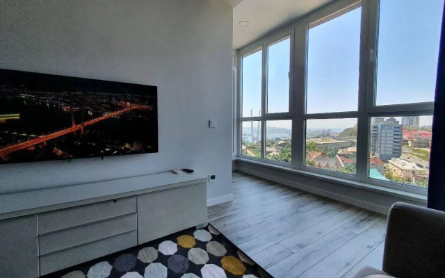 Апартаменты Высота с видом на золотой мост