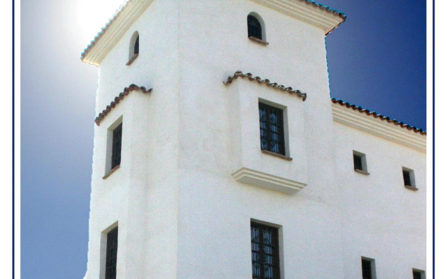 Castle Tower apartment in rural holiday park.