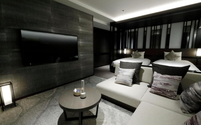 Deluxe with Open-air Bath East Wing Twin Western Style room (트윈 침대 2개) 사진 1