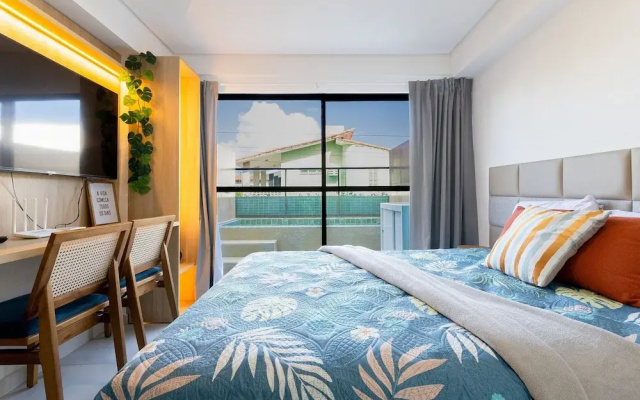 Makani Beach #07 - Flat com Piscina by Carpediem