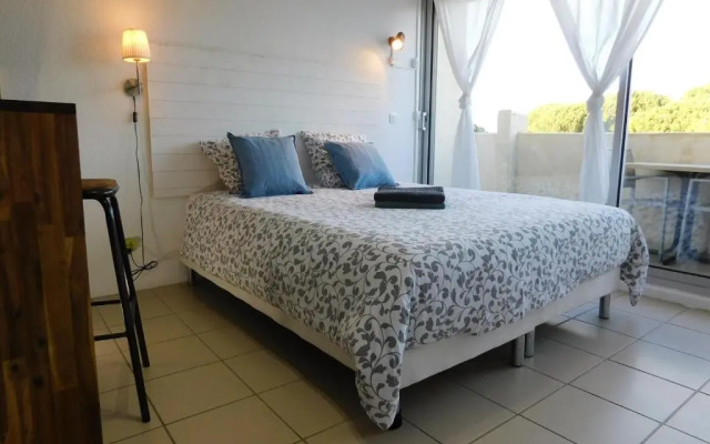 Studio 43 climatisé terrasse vue mer