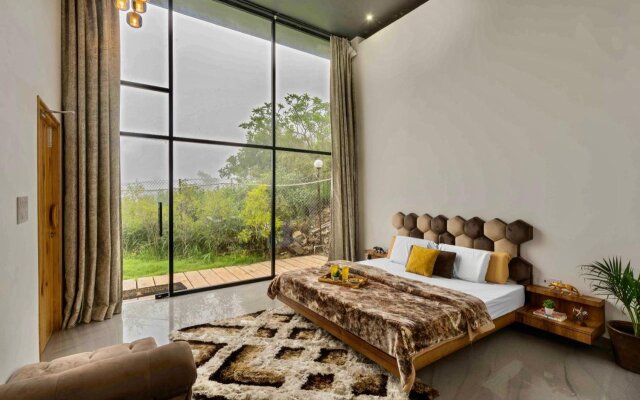SaffronStays Glasshouse Celeste Ranikhet luxurious glass villa with breathtaking views All clear roads