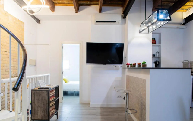 Cabanyal 3 Bedroom WIFI AC Terrace Beach Penthouse