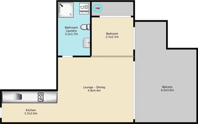 QV Harbour Affordable Apartment - 668