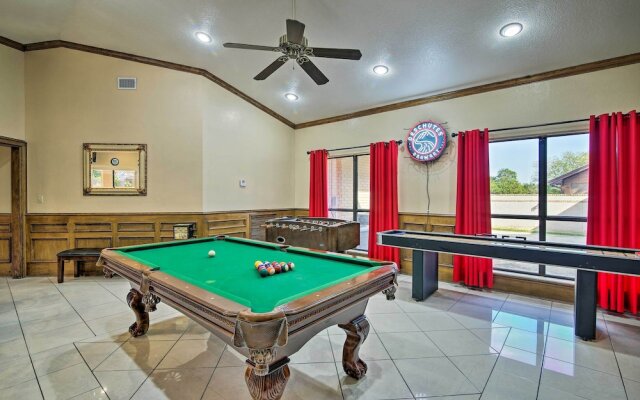 Pool & Game Room: Waterfront Harlingen Home