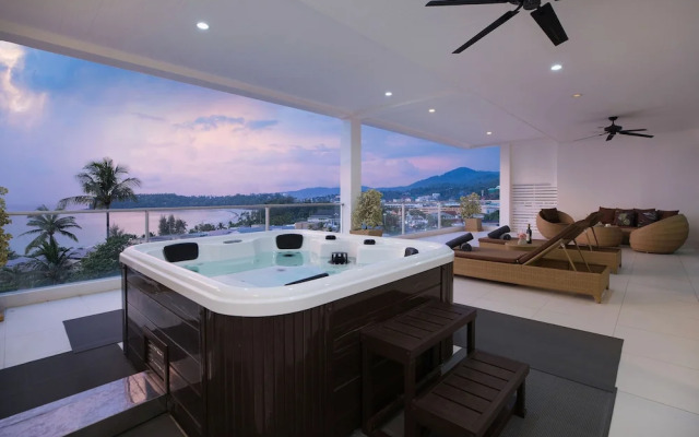 Ocean View Jacuzzi 3BR Kata Penthouse