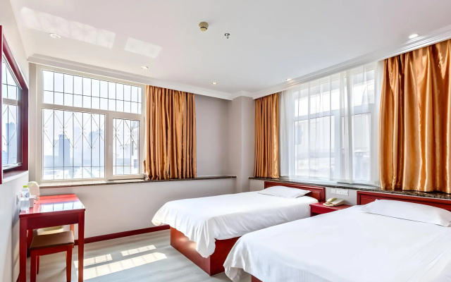 GreenTree Inn Shandong Yantai Railway Station South Plaza Joy City Shell Hotel – Guest Rooms – Yantai