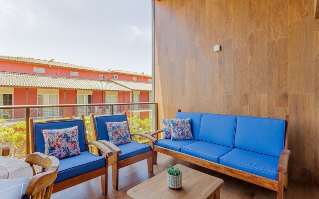 IT03 Bangalo Duplex 3 Suites Pe na Areia