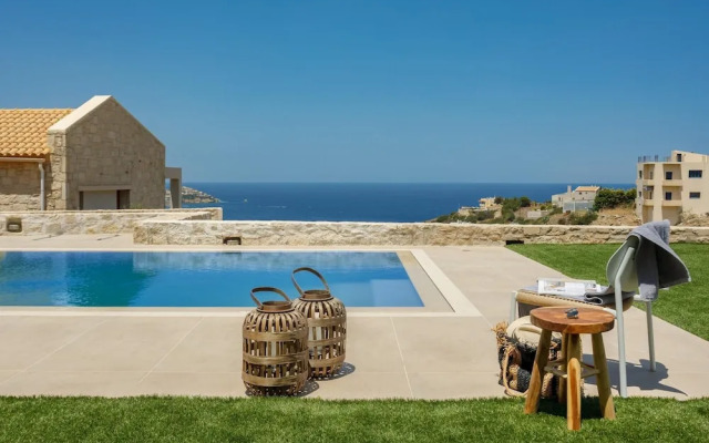 Europa Villa in Crete With Pool Amazing Seaview
