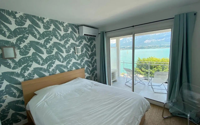 Vue sublime sur le lac du Bourget