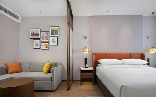 HOME2 SUITES BY HILTON Jingjiang Binjiang New Town – Guest Rooms – Taizhou