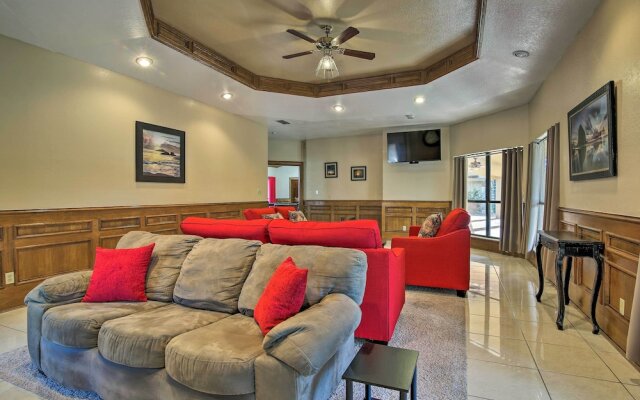 Pool & Game Room: Waterfront Harlingen Home