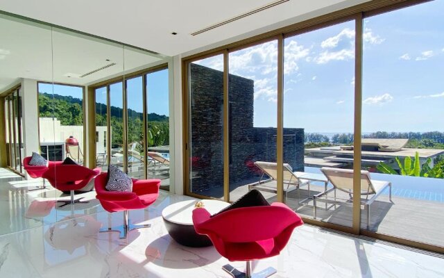 "designer Panoramic Seaview 2br Pool Villa Naithon Beach"