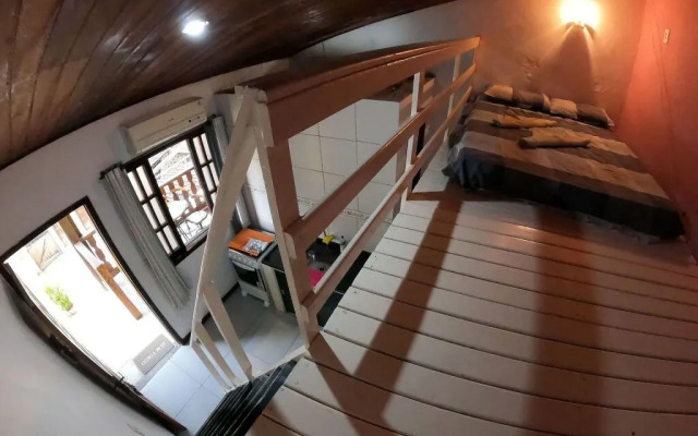 Suíte com cozinha para 4 pessoas