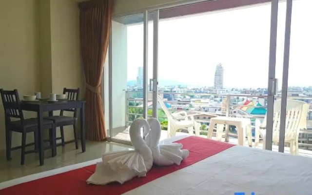 *Sea View Studio Near Patong Beach with Pool C257