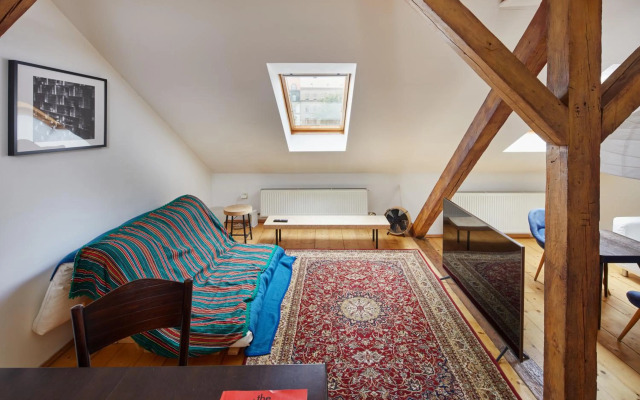 Sunlit Attic Loft in Vinohrady by Prague Days