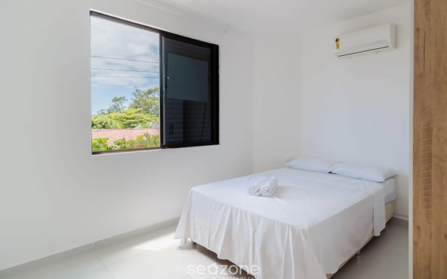 Apto lindo a 350m da Praia de Canasvieiras ACE0201