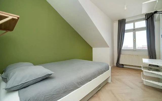 Big 4-bedroom flat, terrace with great Vítkov view