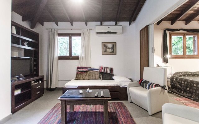 Bright Studio surrounded by trees
