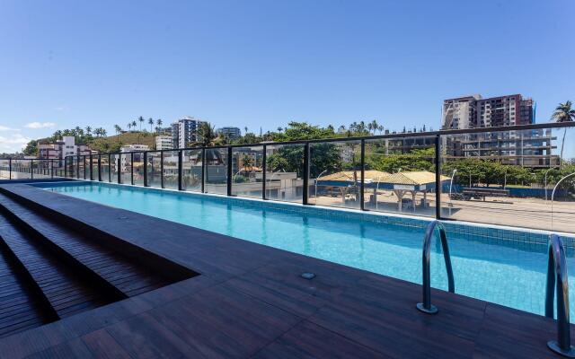 Lindo apto com vista para o mar CSM0021