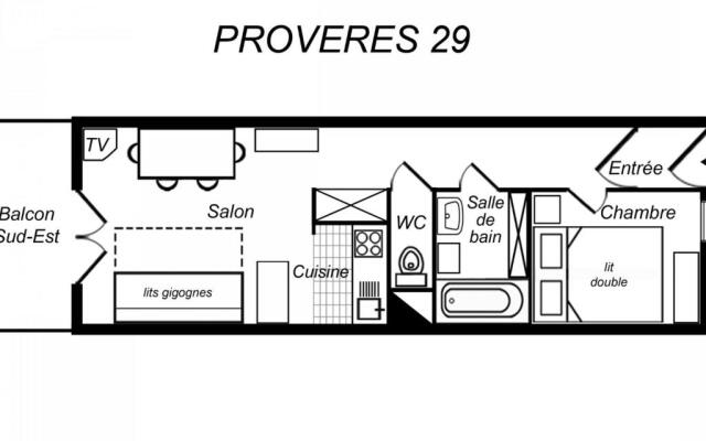 Appartement Méribel, 2 pièces, 4 personnes - FR-1-182-52