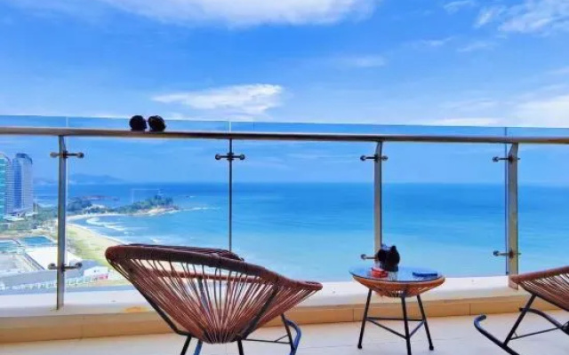 Shuangyue Bay Xiehai Sunrise Seaview Beautiful Homestay (Honghai Bay Phase 3) – Balcony – Huizhou