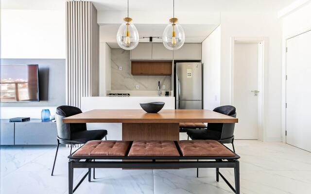 Rooftop com piscina em Jurerê Internacional #JA15