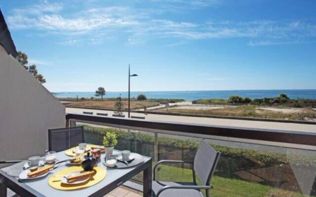 Carnac : Appt 4 p. Face mer vue exceptionnelle