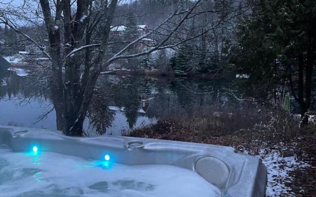 Chalet Lac Long - Spa au Bord du lac