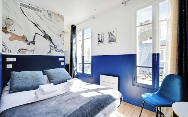 Studio Cosy for 2P With A/C - Near Montmartre