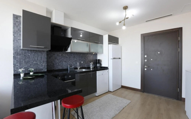 Lovely and Central Flat With City View in Atasehir