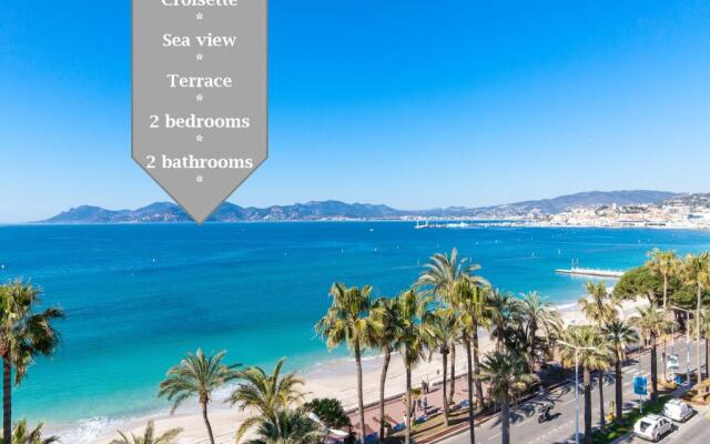 On la Croisette: luxe 2 bedrooms/ 2 baths