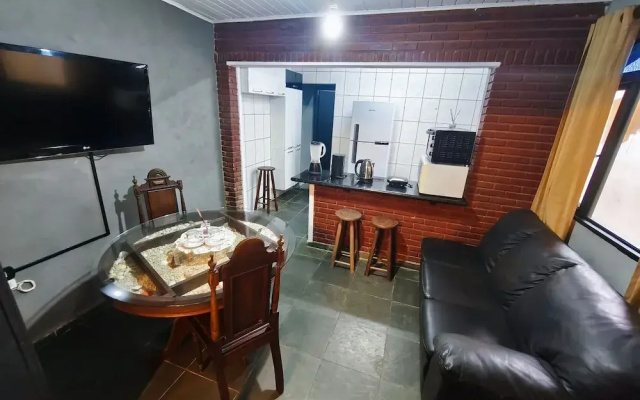 House With 2 BRs and Barbecue in Ubatuba Jao0368