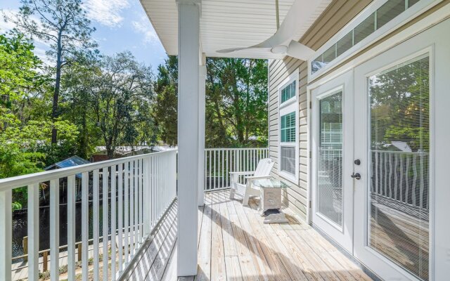 Tropical Canalfront Escape With Decks & Dock!