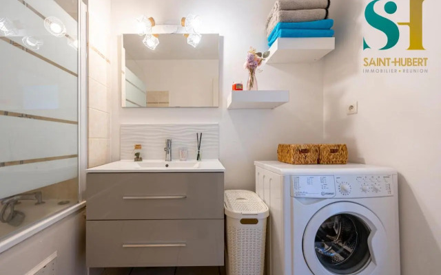 "Le Cosy", 2 chambres, Centre-ville de Saint-Denis